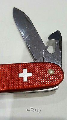 Victorinox Old Cross Pioneer Red Alox Swiss Army Knife SAK Multi-Tool