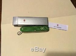 Victorinox Olive Green Alox Farmer Swiss Army Knife. NIB Limited Edition