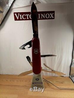 Victorinox Original Swiss Army Knife Large Moving Store Display Tested Working