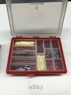 Victorinox Original Swiss Army Knife With Leather Case And Small Parts Box