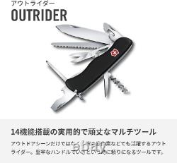 Victorinox Outrider Black 0.8513.3 Swiss Army Knife Multi Tool Japan