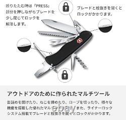 Victorinox Outrider Black 0.8513.3 Swiss Army Knife Multi Tool Japan