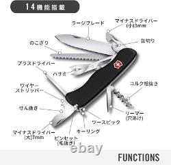 Victorinox Outrider Black 0.8513.3 Swiss Army Knife Multi Tool Japan