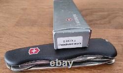 Victorinox Parachutist black, Swiss Army Knife Belt Cutter Rare Discontinued NOS