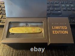 Victorinox Pioneer Alox 2019 Limited Edition Champagne Gold 93mm NIB & COA