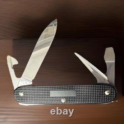 Victorinox Pioneer Alox Black 93mm Refined Swiss Army Knife HD Aluminum Handle X