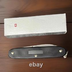 Victorinox Pioneer Alox Black 93mm Refined Swiss Army Knife HD Aluminum Handle X