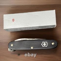 Victorinox Pioneer Alox Black 93mm Refined Swiss Army Knife HD Aluminum Handle X