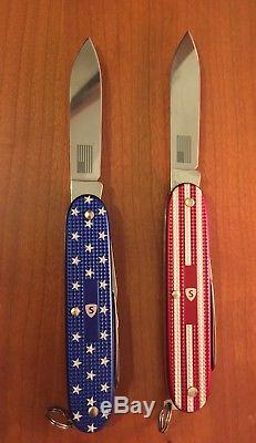 Victorinox Pioneer Alox Usa Stars And Stripes Swiss Army Knife. NIB