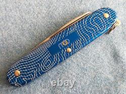 Victorinox Pioneer GERMAN MOB BLUE TOPOGRAPHIC Limited Edition Swiss Army Knife