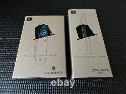 Victorinox Pioneer Knife Caran d'Ache Pen Nespresso Set Dharkan Blue Limited