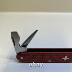 Victorinox Pioneer Old Cross Red Alox Vintage Swiss Army Knife