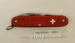 Victorinox Pioneer Swiss Army knife (red)- vintage old cross very good #9115