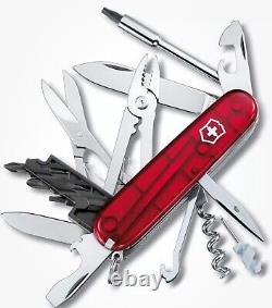 Victorinox Pocket Knife Cybertool M Swiss Army Knife Ruby Red 1.7725. T