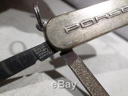 Victorinox Porsche Sterling Silver Grip 3 Tool Knife Swiss Army