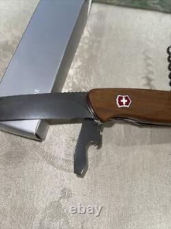 Victorinox Rangerwood 55 Walnut Big Swiss Army Knife Multiple Functions NEW