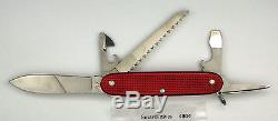 Victorinox Red Alox Farmer Swiss Army knife. Used, excellent'97 old cross #4804