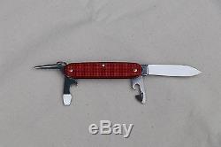 Victorinox Red Alox Pioneer Swiss Army knife- used, excellent A+ old cross