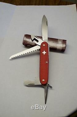 Victorinox Red Farmer Swiss Army knife- excellent, old cross