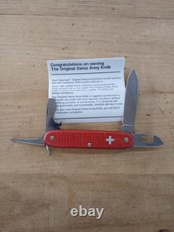 Victorinox Red Original Swiss Army Knife With Box And Pamplet