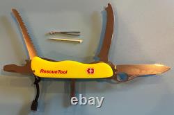 Victorinox Rescue Tool Glow In the Dark Yellow Swiss Army knife, 0.8623. MWN, NIB