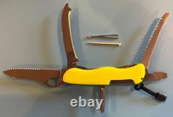 Victorinox Rescue Tool Glow In the Dark Yellow Swiss Army knife, 0.8623. MWN, NIB