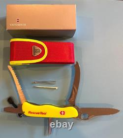 Victorinox Rescue Tool Glow In the Dark Yellow Swiss Army knife, 0.8623. MWN, NIB