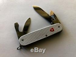 Victorinox Ribbed Alox Cadet II Swiss Army Knife Multi-tool Rare