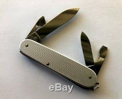 Victorinox Ribbed Alox Cadet II Swiss Army Knife Multi-tool Rare