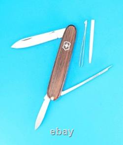Victorinox Rosewood Accountant 75mm Swiss Army Knife! With Long Nail File! NEW