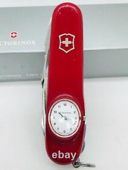 Victorinox SUPERTIMER Clock Swiss army knife Roman numerals Discontinued Rare