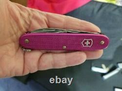 Victorinox SWISS ARMY Knife Electrician Alox Limited Edition 2016 Peony Pink