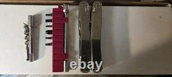 Victorinox SWISS TOOL SPIRIT PLUS Multi-Tool Stainless Steel Leather Case NEW IB