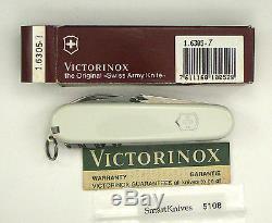 Victorinox Scientist Swiss Army knife (white). Late 1980s, new in box #5108