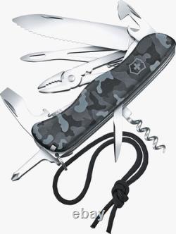Victorinox Skipper Navy Blue Camo Pattern Multitool Switzerland