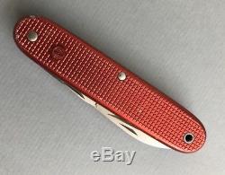 Victorinox Soldier 1962 Swiss Army Knife Red Alox Very Rare 1st Year of Soldier