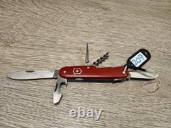 Victorinox Spartan 91mm Swiss Army Knife Red, Used, Vintage Circa 1947-1952