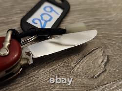 Victorinox Spartan 91mm Swiss Army Knife Red, Used, Vintage Circa 1947-1952