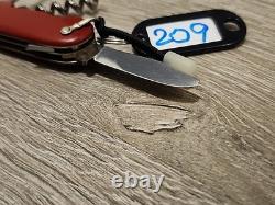 Victorinox Spartan 91mm Swiss Army Knife Red, Used, Vintage Circa 1947-1952