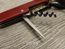 Victorinox Spartan 91mm Swiss Army Knife Red, Used, Vintage Circa 1947-1952