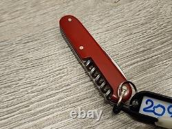 Victorinox Spartan 91mm Swiss Army Knife Red, Used, Vintage Circa 1947-1952