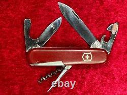 Victorinox Spartan Victoria Red Swiss Army Knife 91mm Vintage Awl Rare Used(V72)