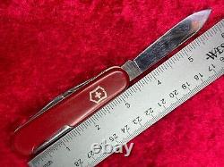 Victorinox Spartan Victoria Red Swiss Army Knife 91mm Vintage Awl Rare Used(V72)