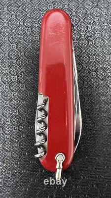 Victorinox-Standard-Swiss Army Knife -Hoffritz -1960s -91mm -Vintage withBail