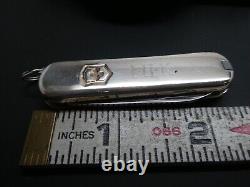 Victorinox Sterling Silver 925 YG 750 Tiffany & Co Champ Swiss Army Knife