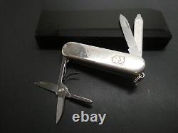 Victorinox Sterling Silver 925 YG 750 Tiffany & Co Champ Swiss Army Knife