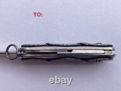 Victorinox Sterling Silver Snake Swiss Army Pocket Knife