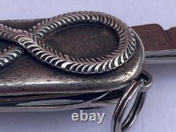 Victorinox Sterling Silver Snake Swiss Army Pocket Knife