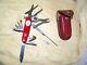Victorinox Super Timer Multi Tool Swiss Army Knife With Original Leather Case