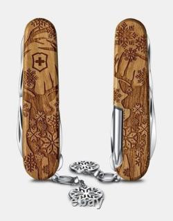 Victorinox Super Tinker Wood Winter Magic 2022 Limited Edition 1.4701.6e1 Rare